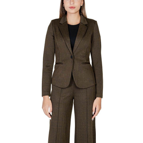 ICHI Green Polyester Suits & Blazer - Hilstor