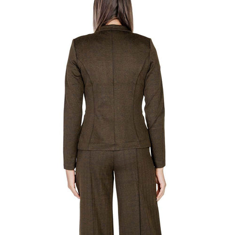 ICHI Green Polyester Suits & Blazer - Hilstor