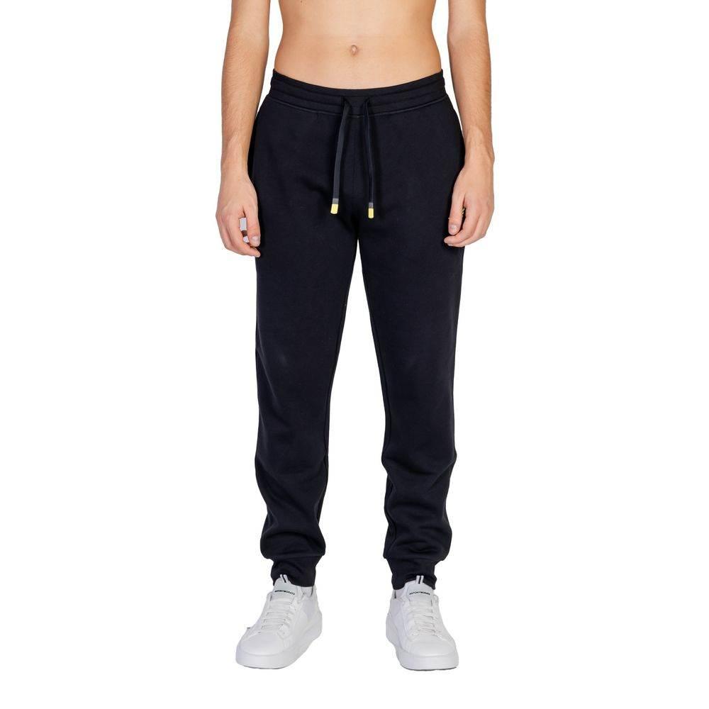 Emporio Armani Underwear Black Cotton Jeans & Pant - Hilstor