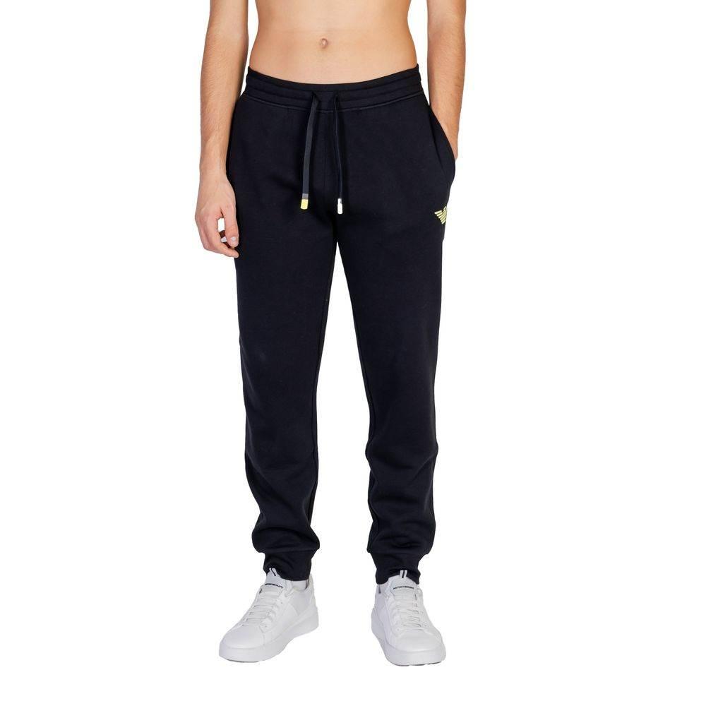 Emporio Armani Underwear Black Cotton Jeans & Pant - Hilstor