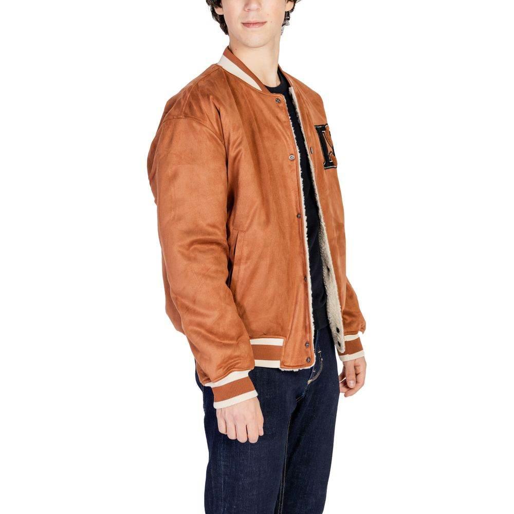 Only & Sons Brown Polyester Jackets & Coat - Hilstor