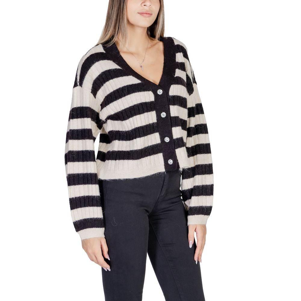 Vero Moda Beige Polyester Cardigan - Hilstor