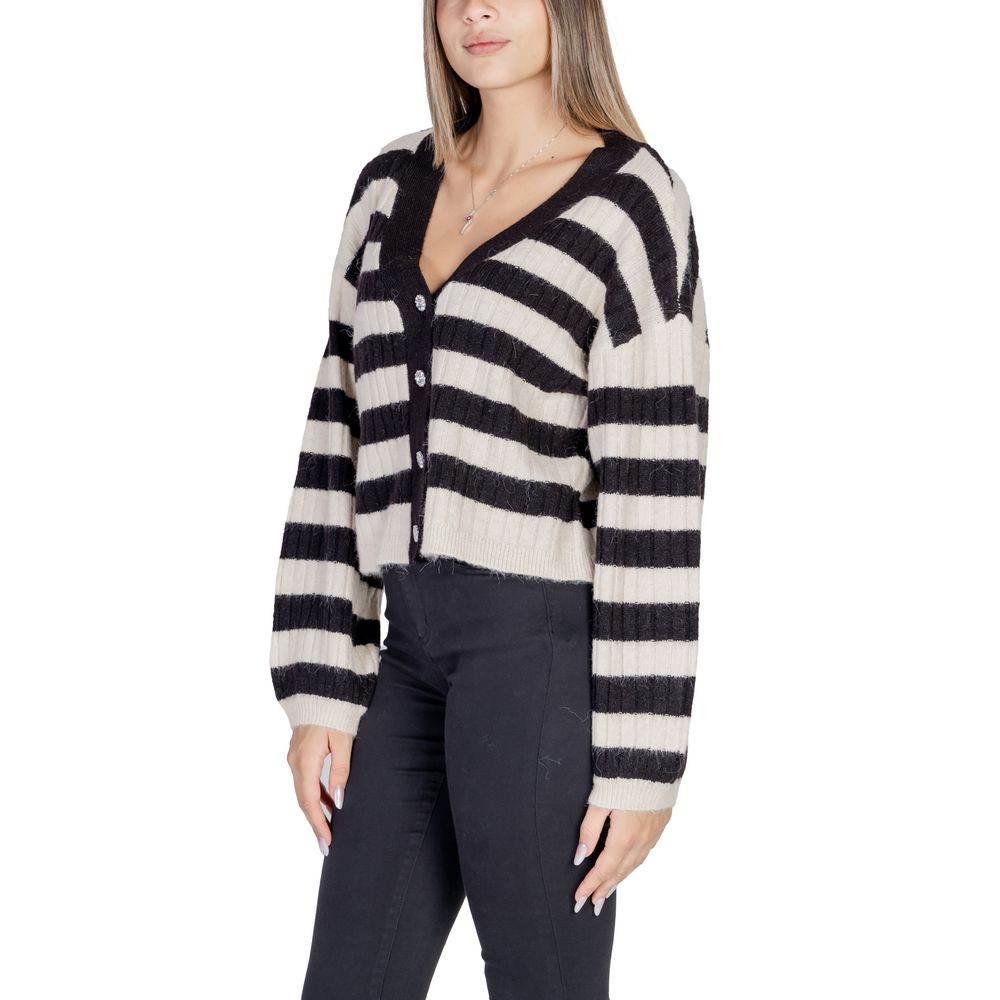 Vero Moda Beige Polyester Cardigan - Hilstor