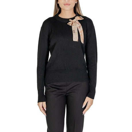 Alviero Martini Prima Classe Black Polyester Sweater - Hilstor
