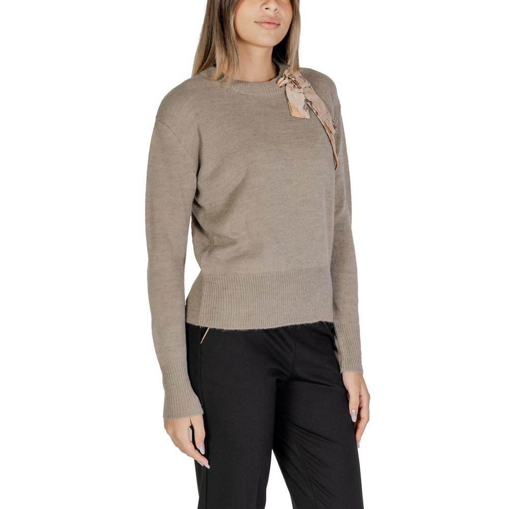 Alviero Martini Prima Classe Beige Polyester Sweater - Hilstor