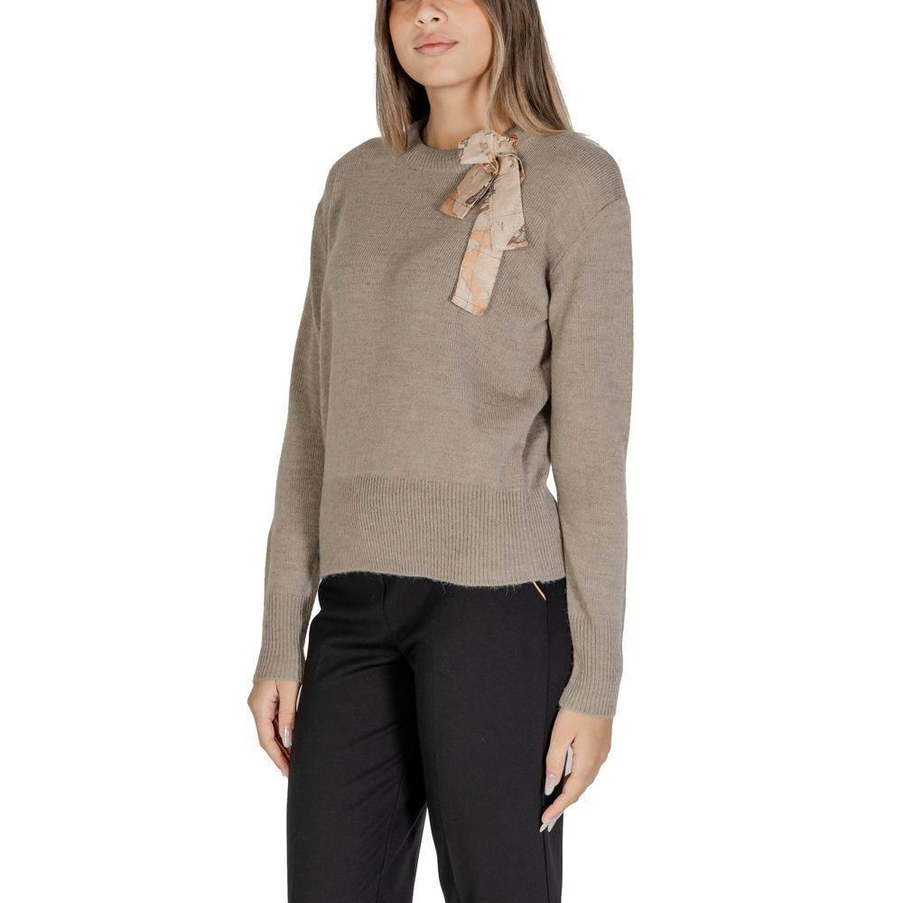 Alviero Martini Prima Classe Beige Polyester Sweater - Hilstor