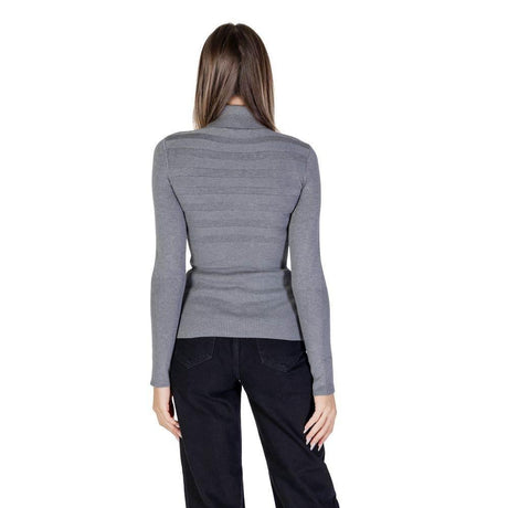 Morgan De Toi Gray Viscose Turtleneck - Hilstor