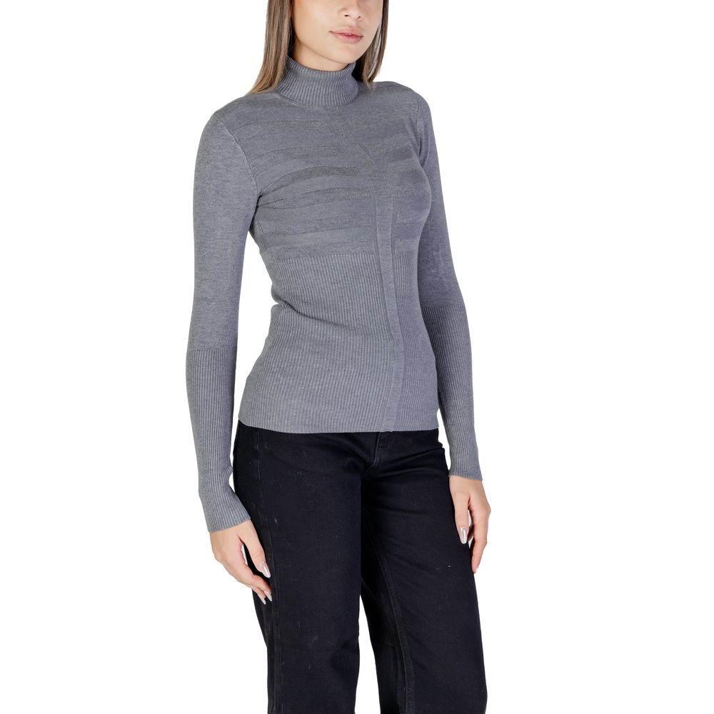 Morgan De Toi Gray Viscose Turtleneck - Hilstor