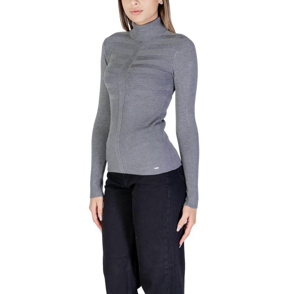 Morgan De Toi Gray Viscose Turtleneck - Hilstor