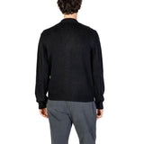 Hamaki-Ho Black Polyester Cardigan - Hilstor