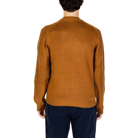Hamaki-Ho Beige Polyester Cardigan - Hilstor