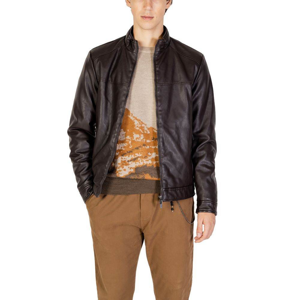 Hamaki-Ho Brown Viscose Jacket - Hilstor