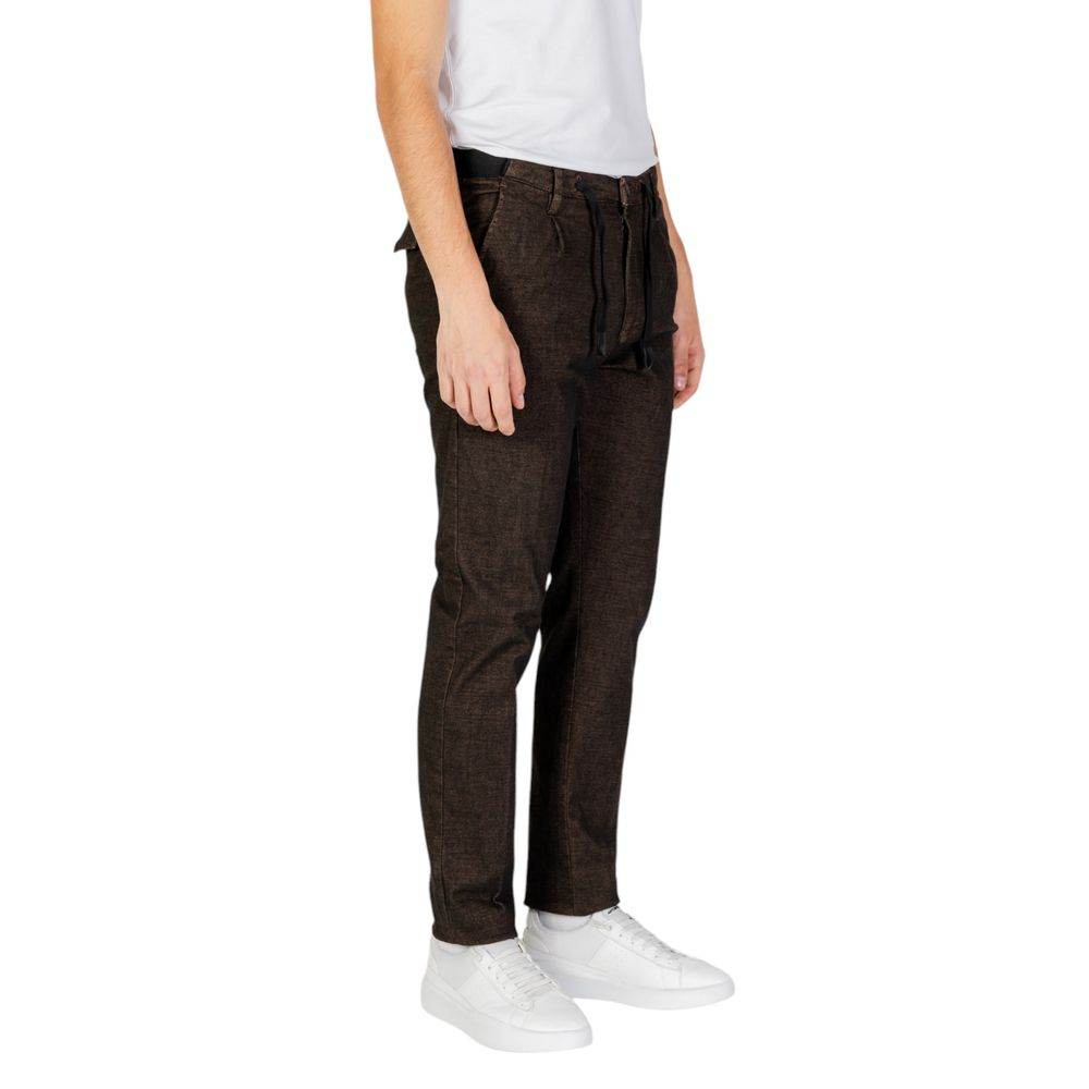 Hamaki-Ho Gray Cotton Jeans & Pant - Hilstor