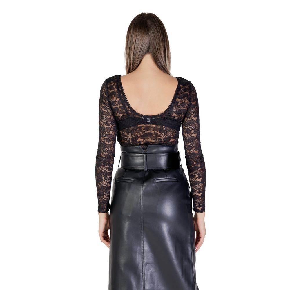Morgan De Toi Black Polyamide Bodysuit - Hilstor