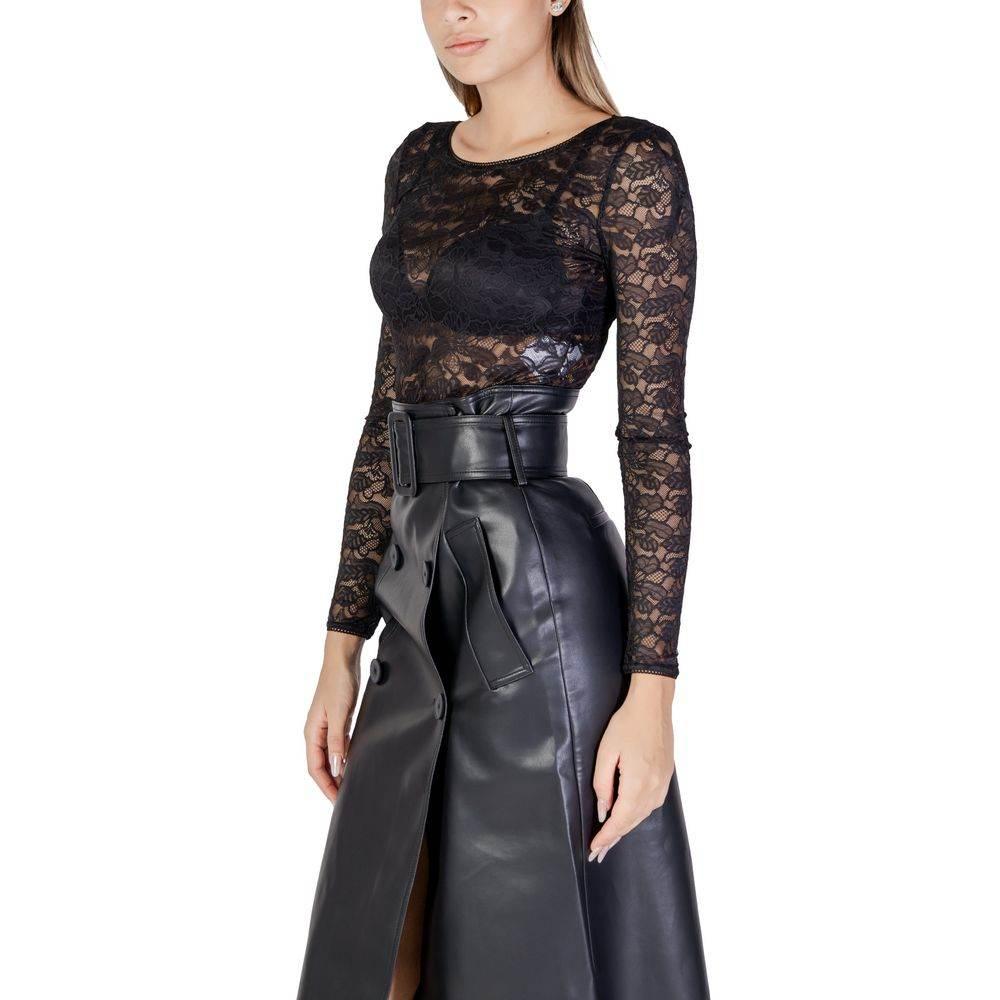 Morgan De Toi Black Polyamide Bodysuit - Hilstor