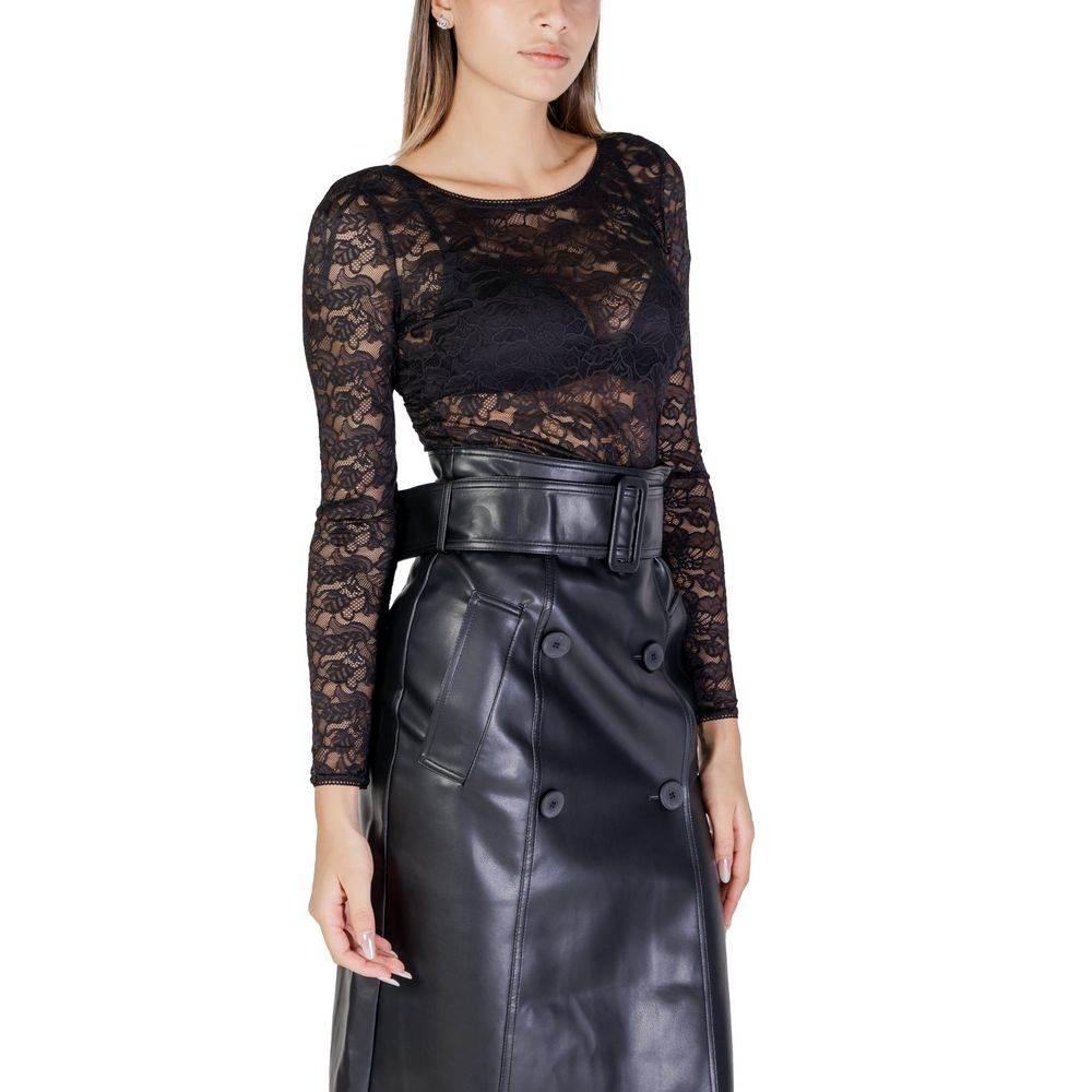 Morgan De Toi Black Polyamide Bodysuit - Hilstor
