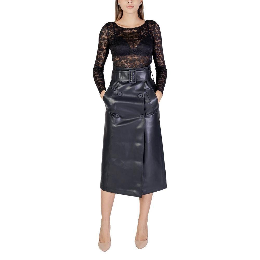 Morgan De Toi Black Polyamide Bodysuit - Hilstor