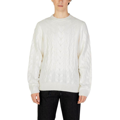 Hamaki-Ho White Acrylic Sweater - Hilstor