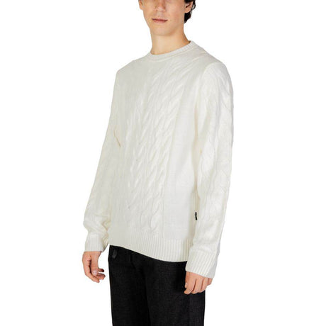 Hamaki-Ho White Acrylic Sweater - Hilstor