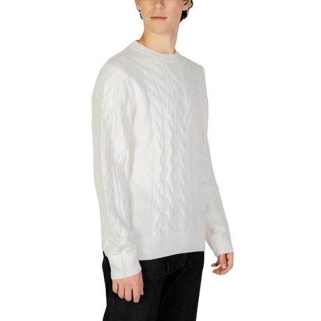 Hamaki-Ho White Acrylic Sweater - Hilstor
