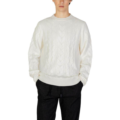 Hamaki-Ho White Acrylic Sweater - Hilstor