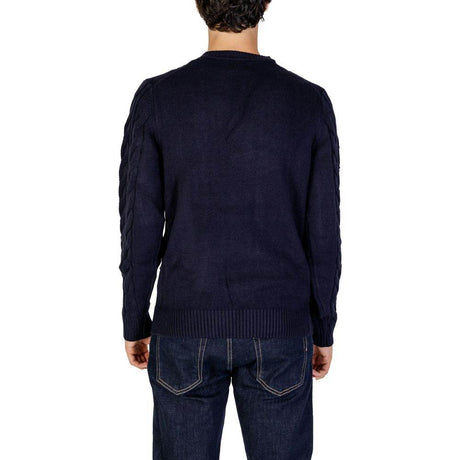 Hamaki-Ho Blue Acrylic Sweater - Hilstor