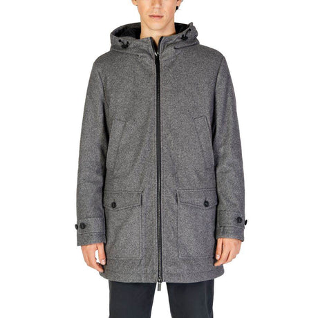 Hamaki-Ho Gray Polyester Jacket - Hilstor