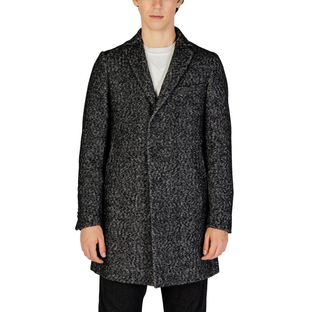 Hamaki-Ho Black Polyester Jacket - Hilstor