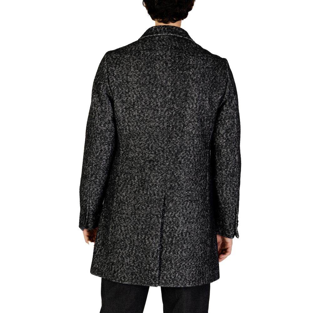 Hamaki-Ho Black Polyester Jacket - Hilstor