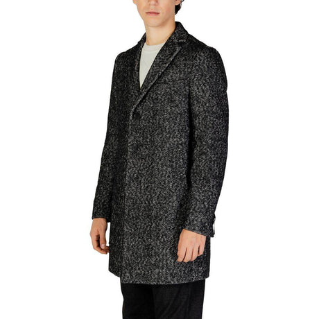 Hamaki-Ho Black Polyester Jacket - Hilstor