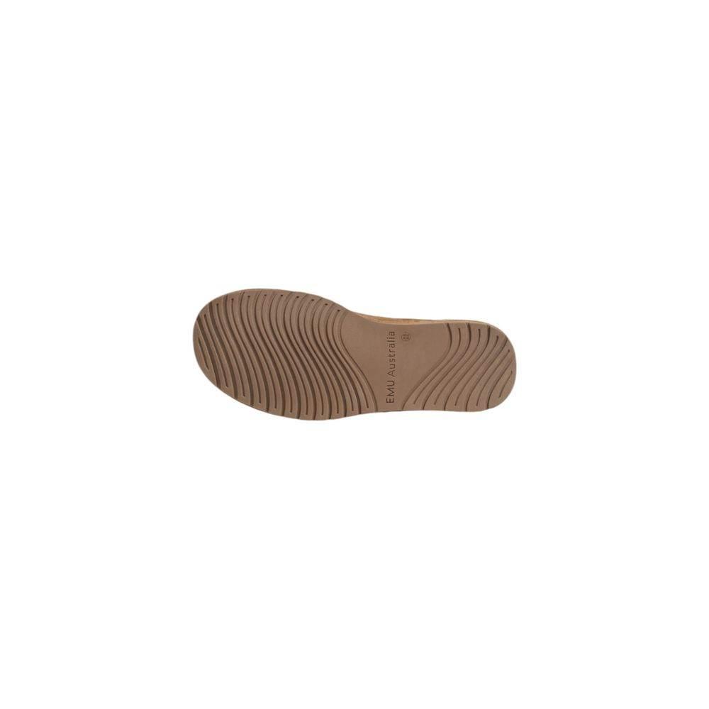 EMU Australia Brown Suede Leather Sandal - Hilstor