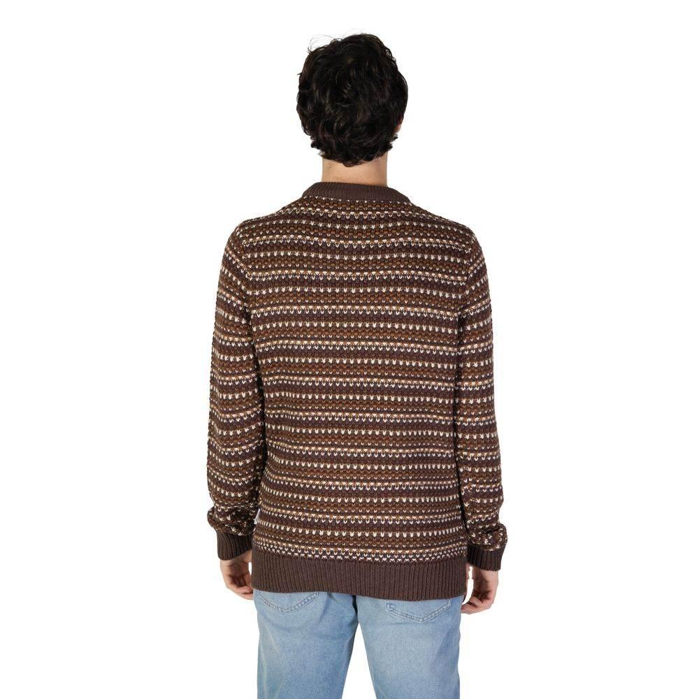 Only & Sons Brown Cotton Sweater - Hilstor
