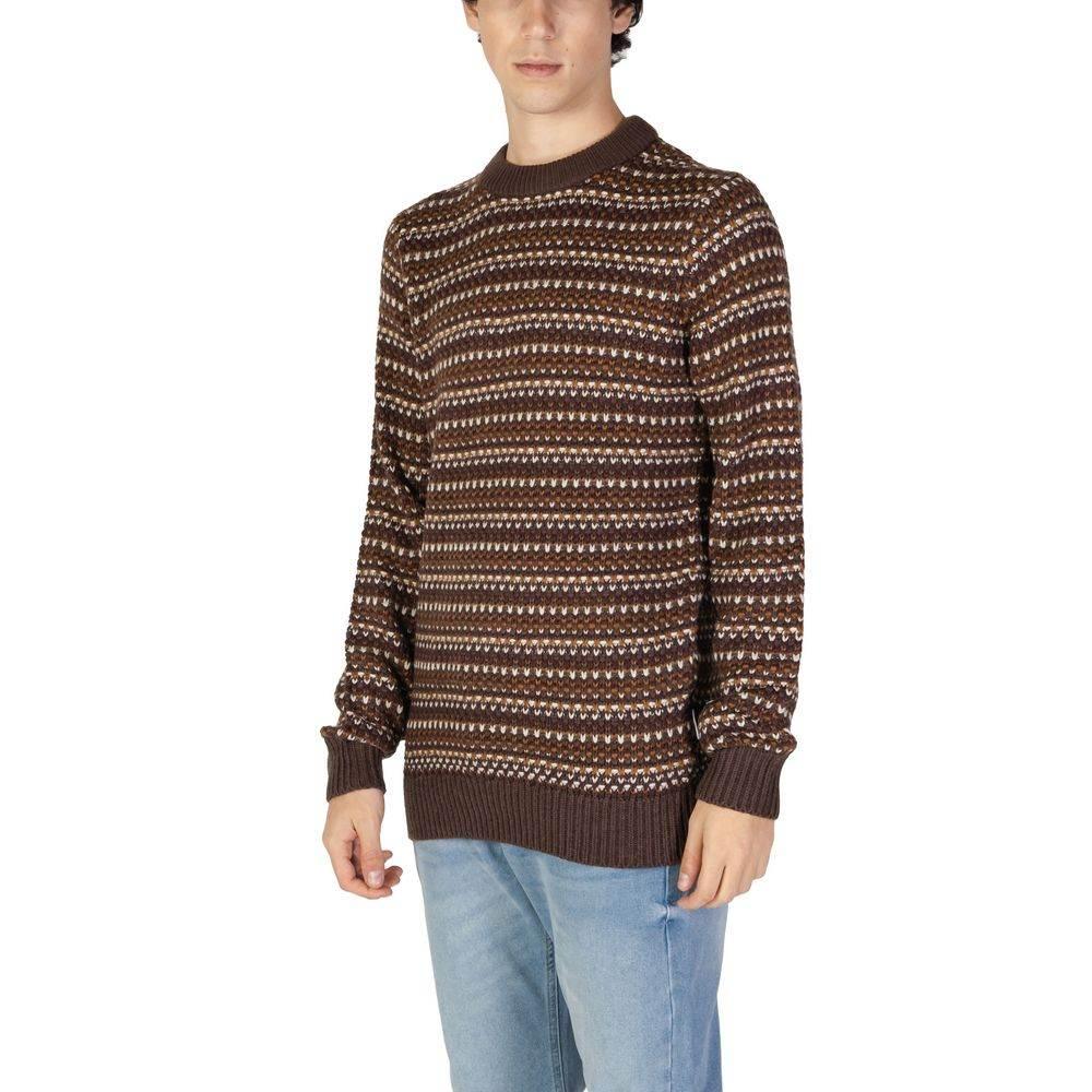 Only & Sons Brown Cotton Sweater - Hilstor