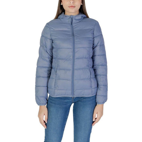 B.Young Blue Nylon Jackets & Coat - Hilstor