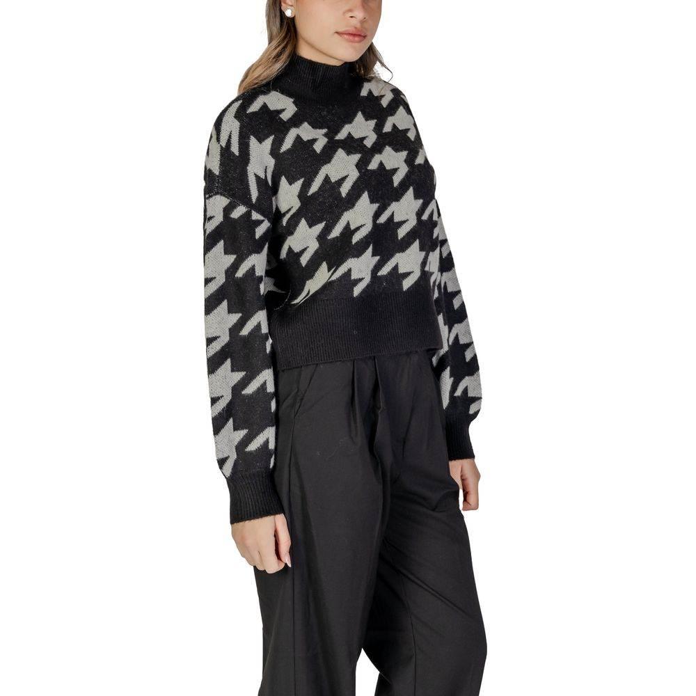 Vero Moda Black Marabou Sweater - Hilstor