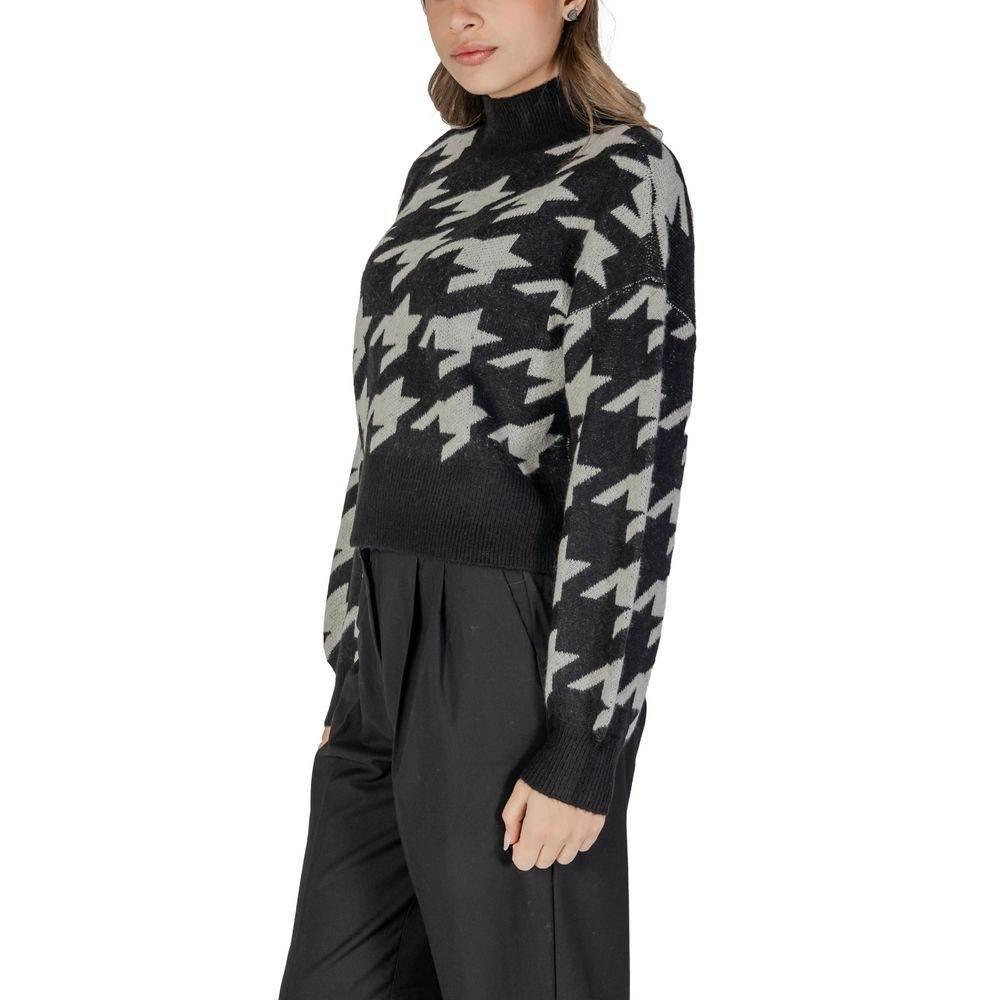 Vero Moda Black Marabou Sweater - Hilstor