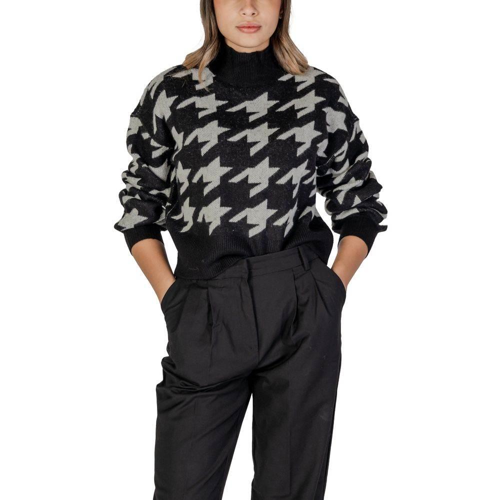 Vero Moda Black Marabou Sweater - Hilstor