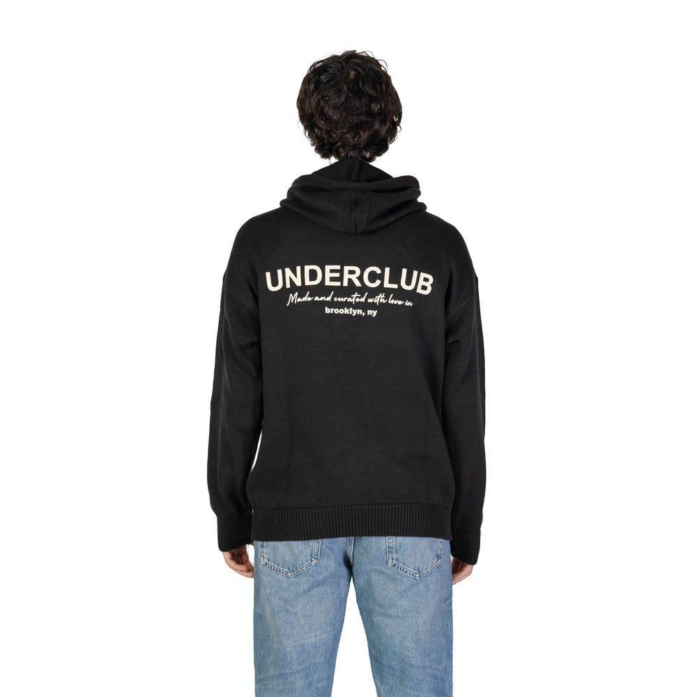 Underclub Black Cotton Sweater - Hilstor