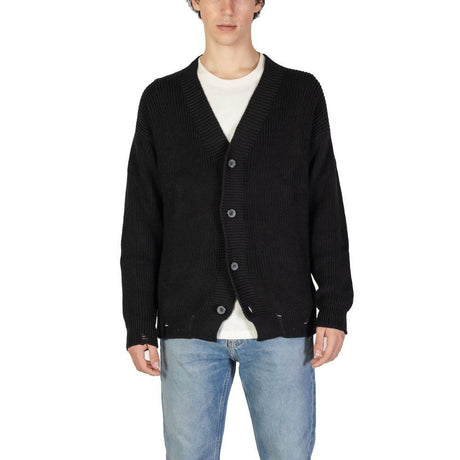 Underclub Black Cotton Cardigan - Hilstor