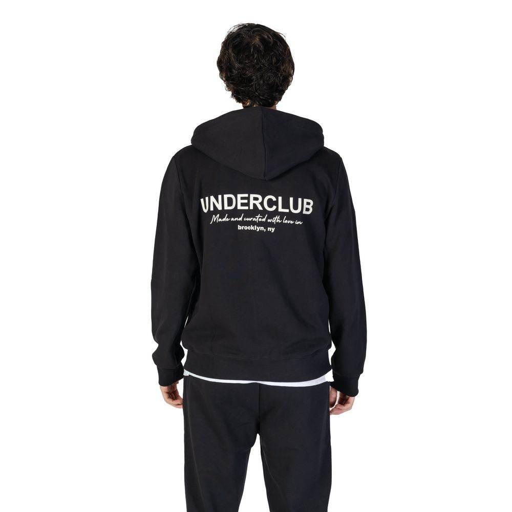 Underclub Black Cotton Hoody - Hilstor