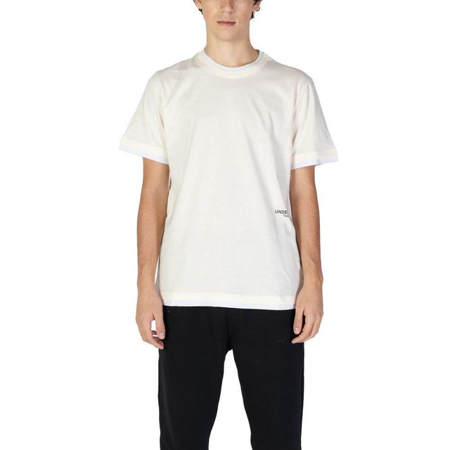 Underclub Cream Cotton T-Shirt - Hilstor