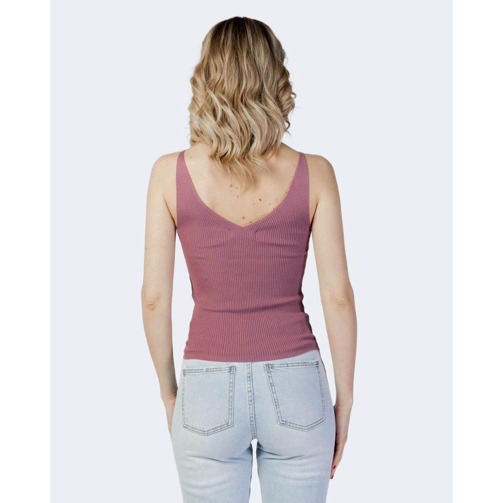 Jacqueline De Yong Purple Viscose Tops & T-Shirt - Hilstor