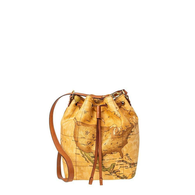 Alviero Martini Prima Classe Beige Leather Handbag - Hilstor