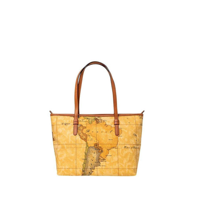 Alviero Martini Prima Classe Beige Leather Handbag - Hilstor