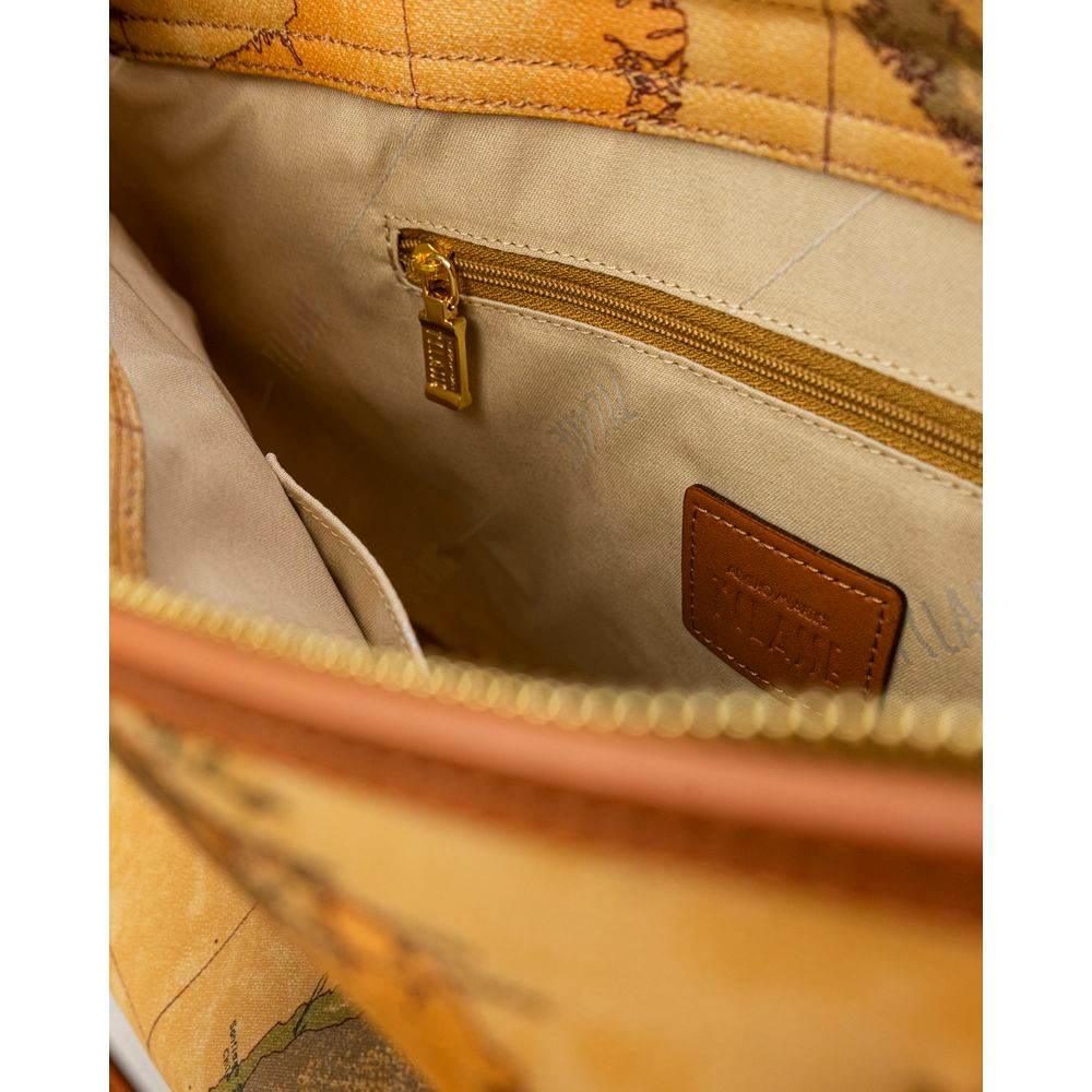 Alviero Martini Prima Classe Beige Leather Handbag - Hilstor