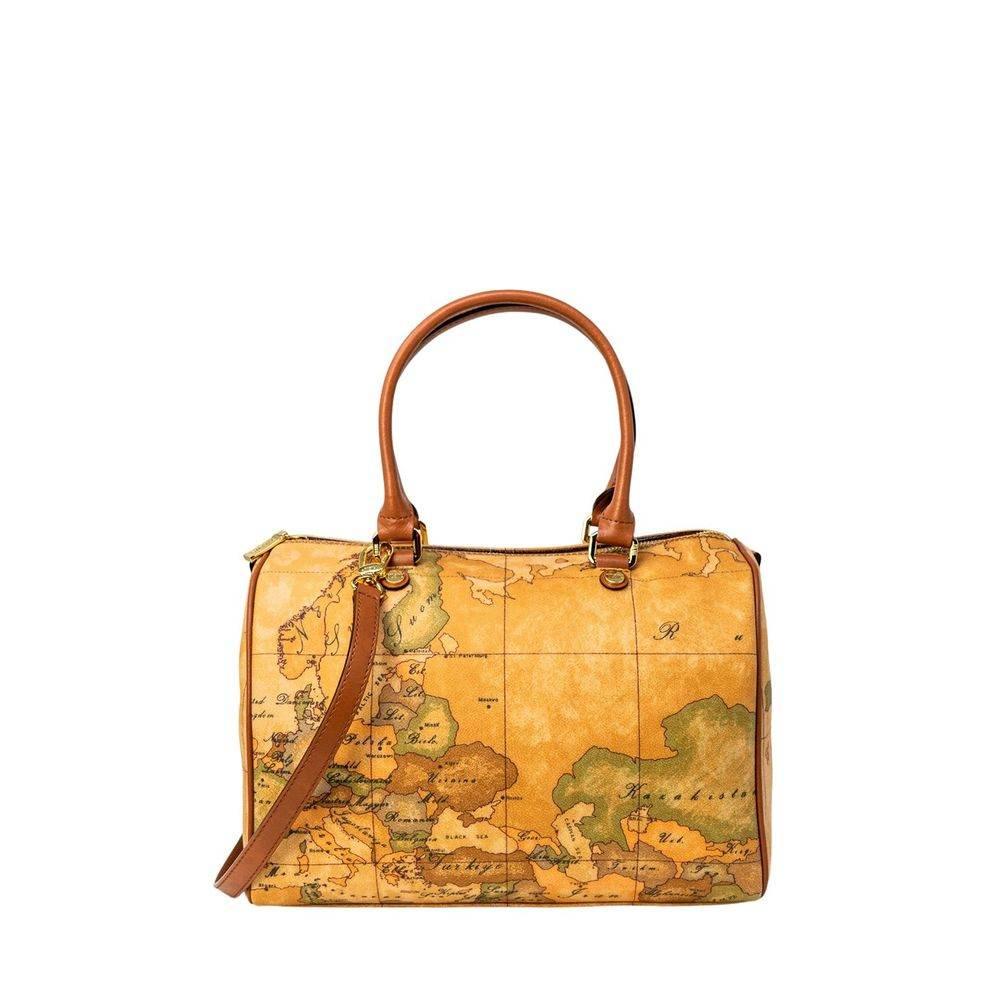 Alviero Martini Prima Classe Beige Leather Handbag - Hilstor