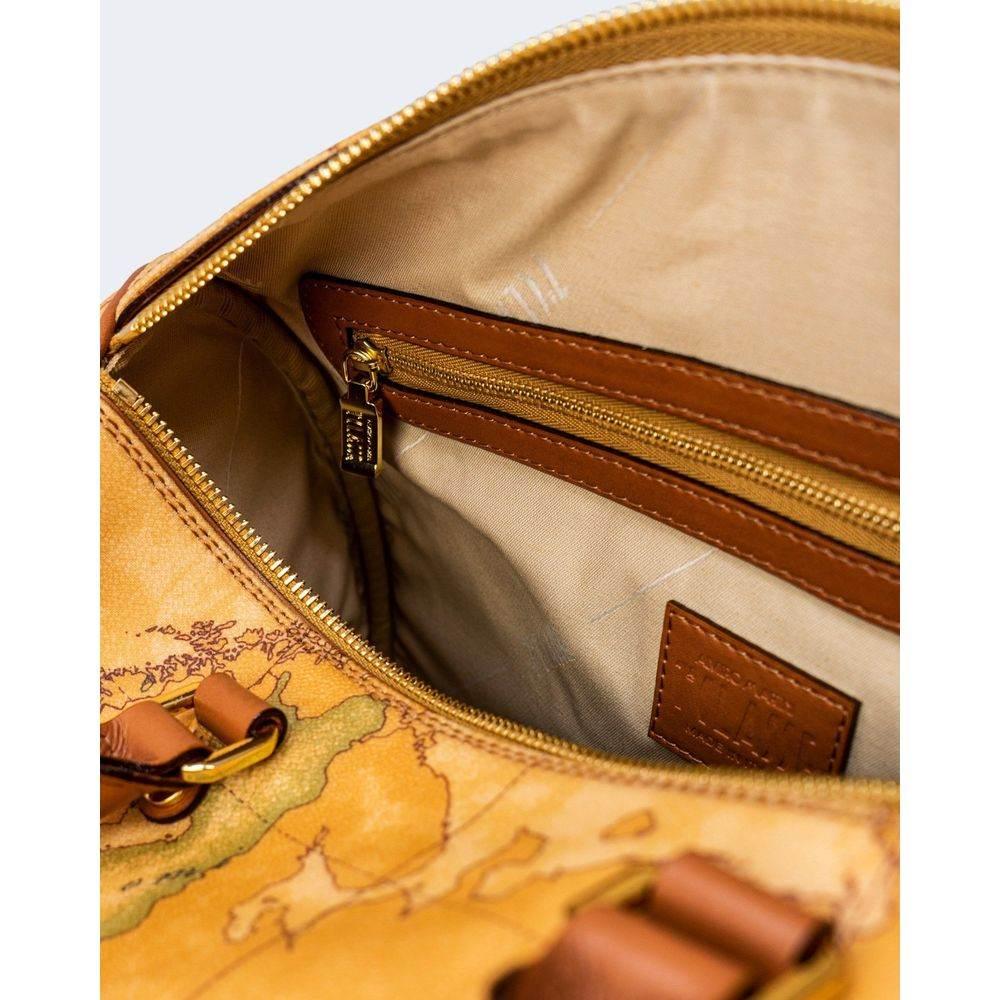 Alviero Martini Prima Classe Beige Leather Handbag - Hilstor