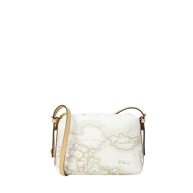Alviero Martini Prima Classe White Leather Handbag - Hilstor