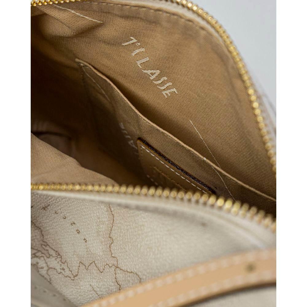 Alviero Martini Prima Classe White Leather Handbag - Hilstor