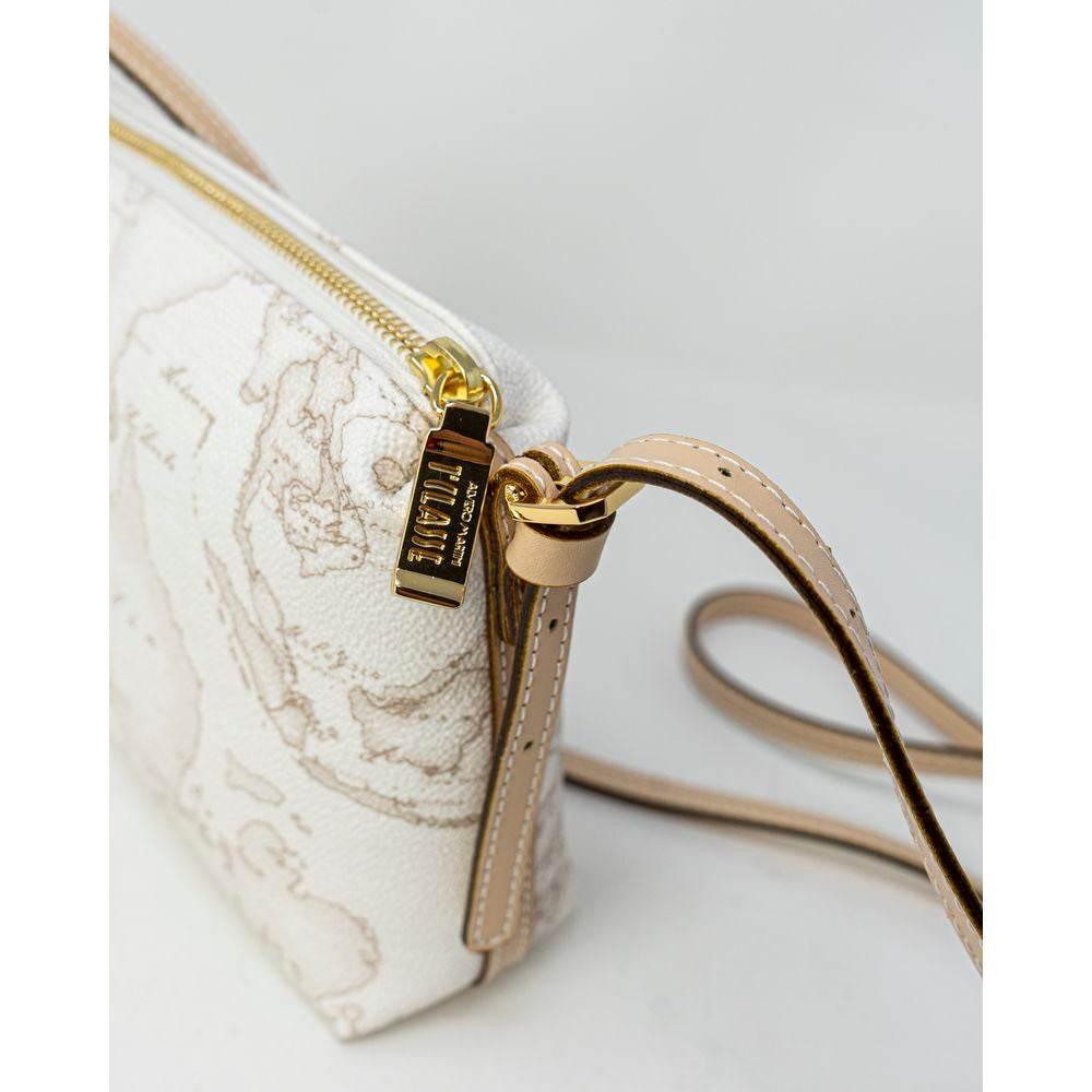 Alviero Martini Prima Classe White Leather Handbag - Hilstor